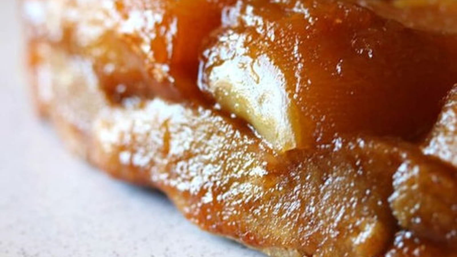 Tarte Tatin au caramel sans sucre