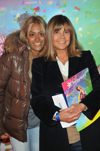 Avec sa petite-fille Samantha en 2011