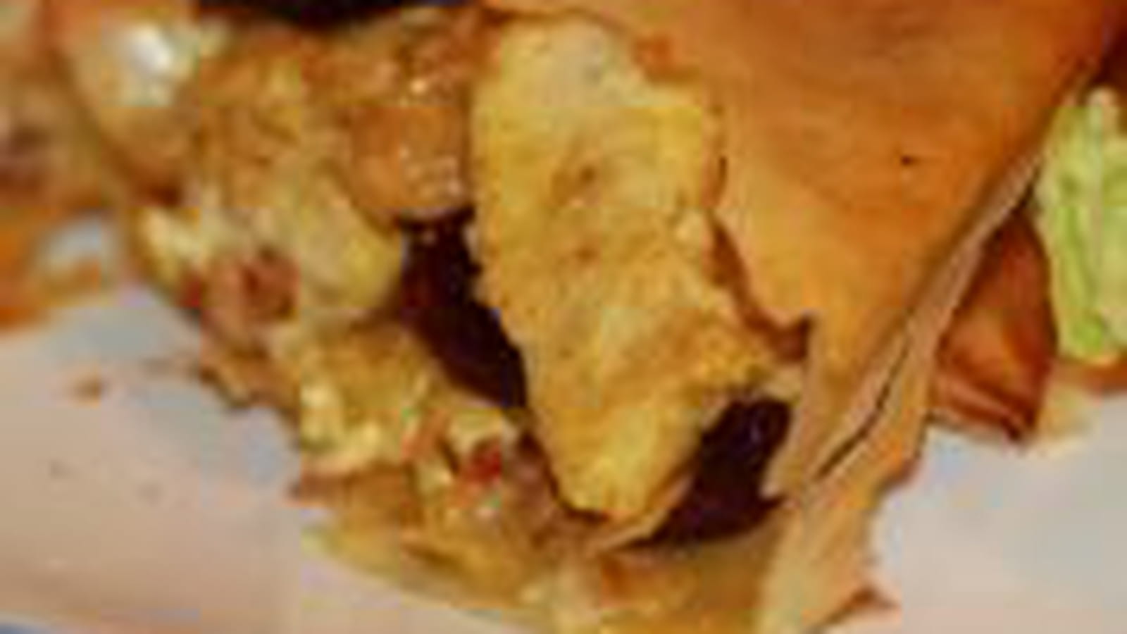 Bricks au poulet et curry
