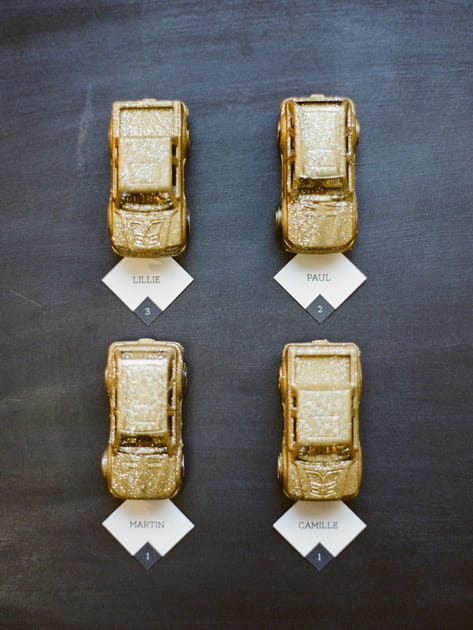 Un marque-place glitter par Les Cocottes