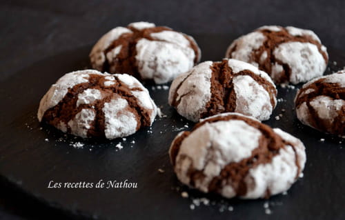 Craquelins au chocolat noir