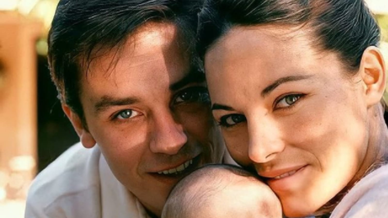 Alain Delon, Anthony Delon et Nathalie Delon