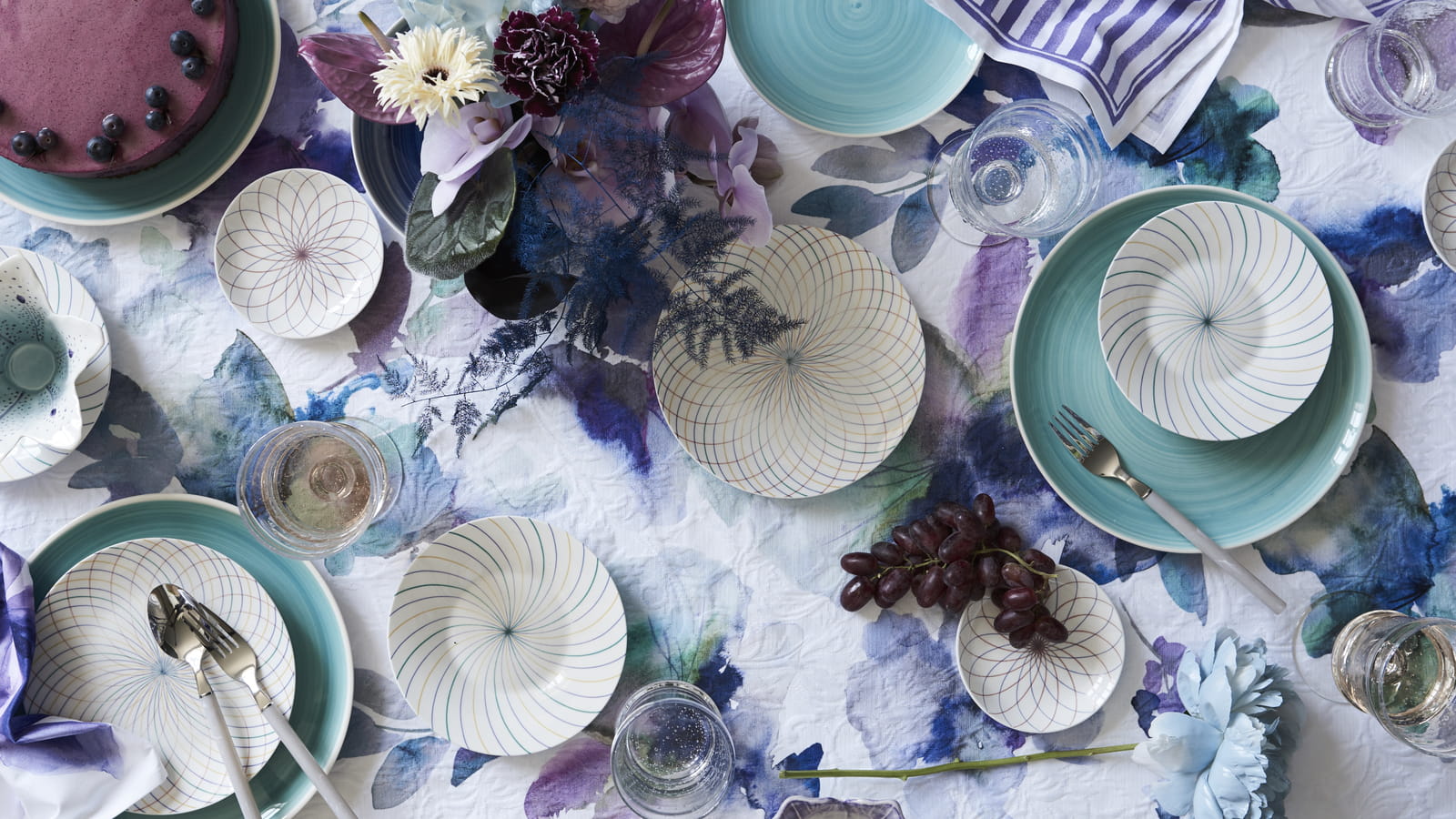 Nappe fleurie 