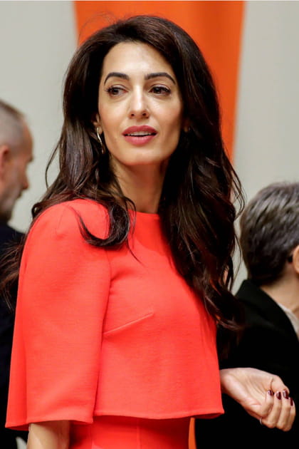 Le brushing souple d'Amal Clooney