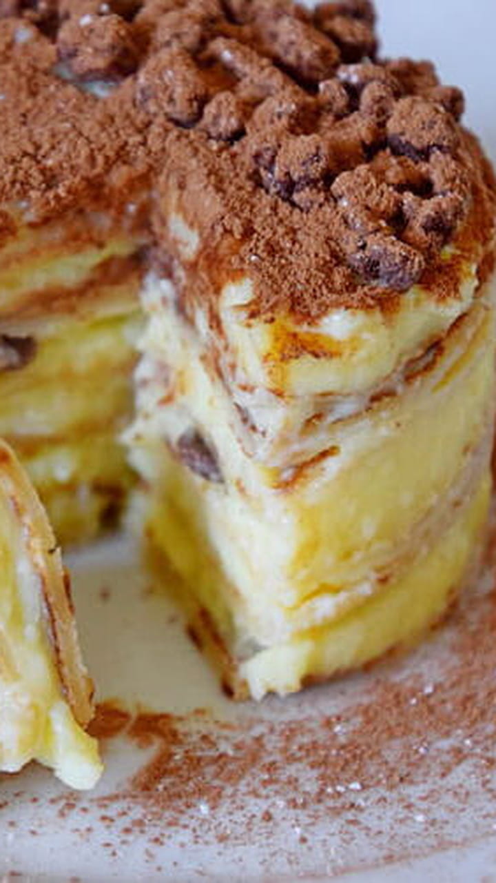 Gratin De Crepes Aux Abricots