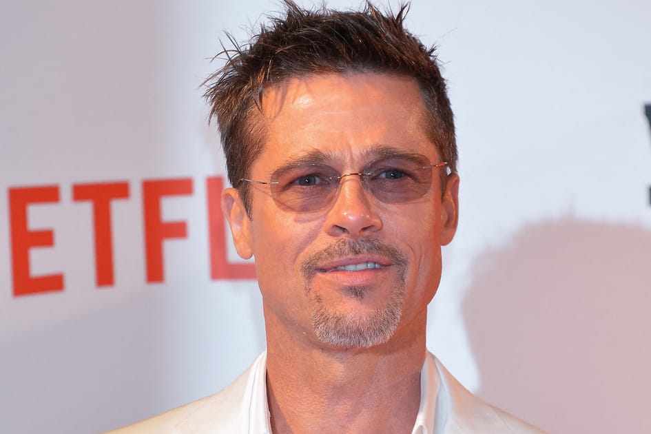 Le teint glowy de Brad Pitt