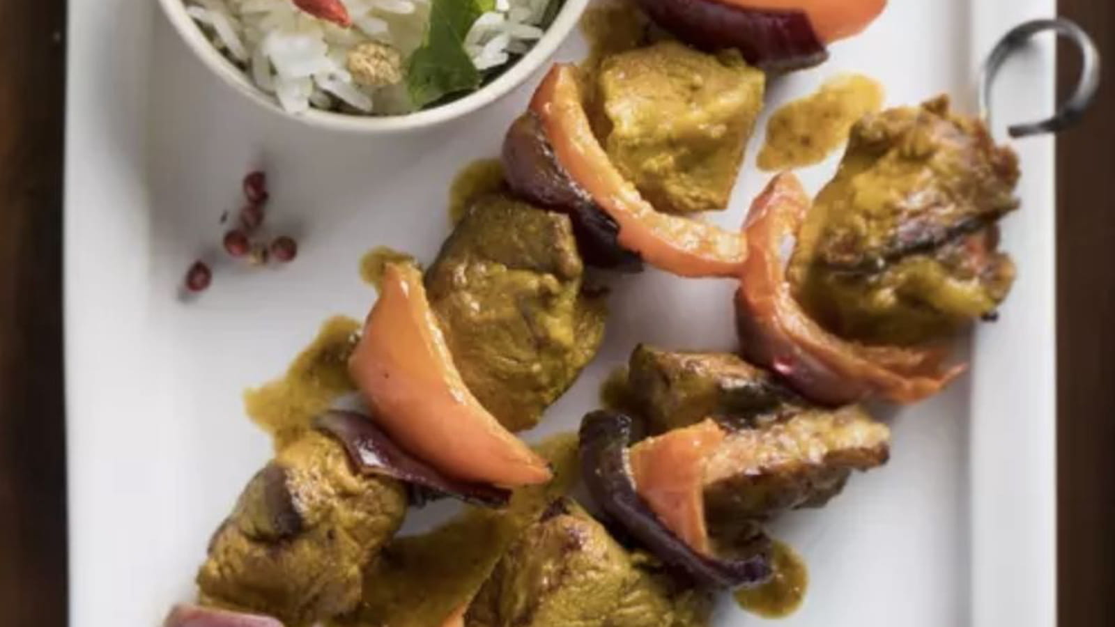 Brochettes d’agneau en marinade