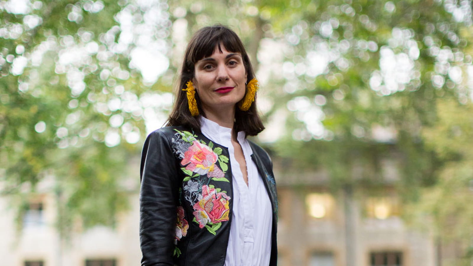 Le blouson brodé