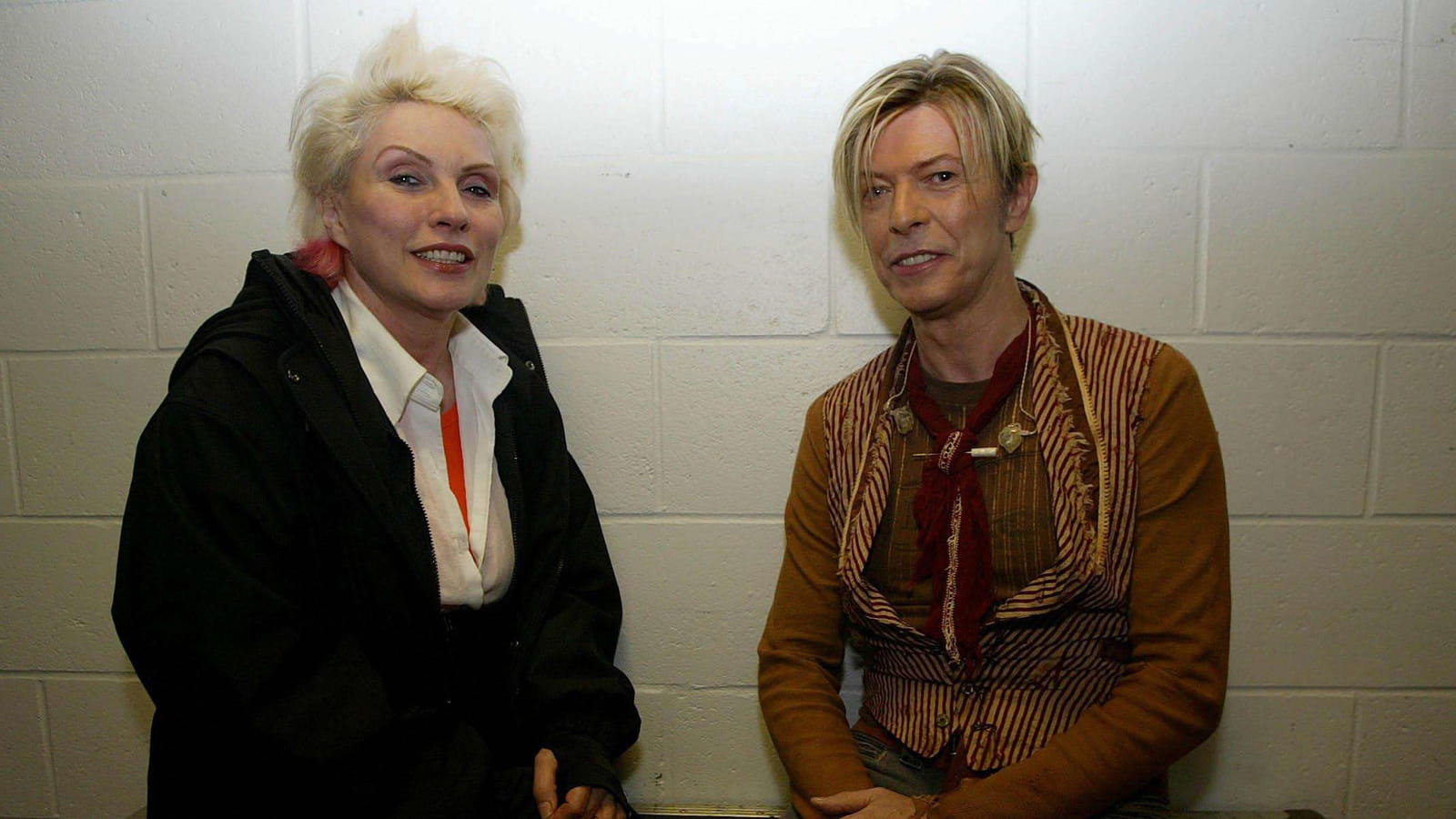 Avec Debbie Harry (Blondie), The Reality Tour in Manchester, novembre 2003