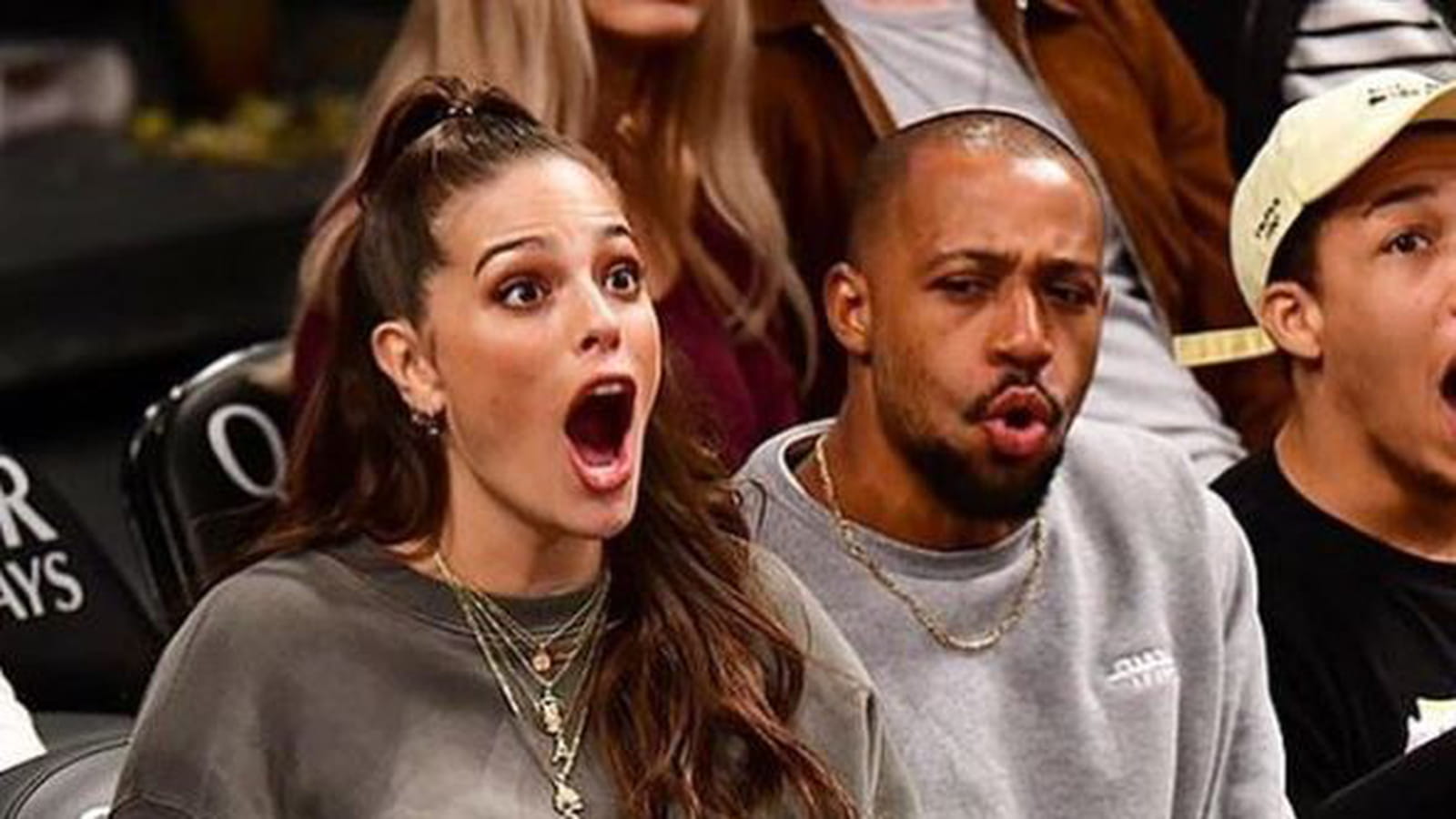 Ashley Graham et Justin Ervin, novembre 2018