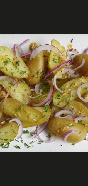 Pommes grenailles en salade