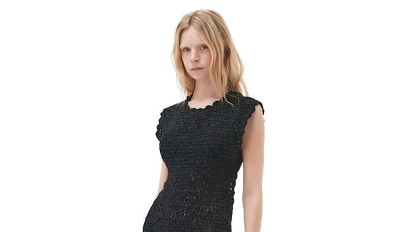 Robe noire Ganni