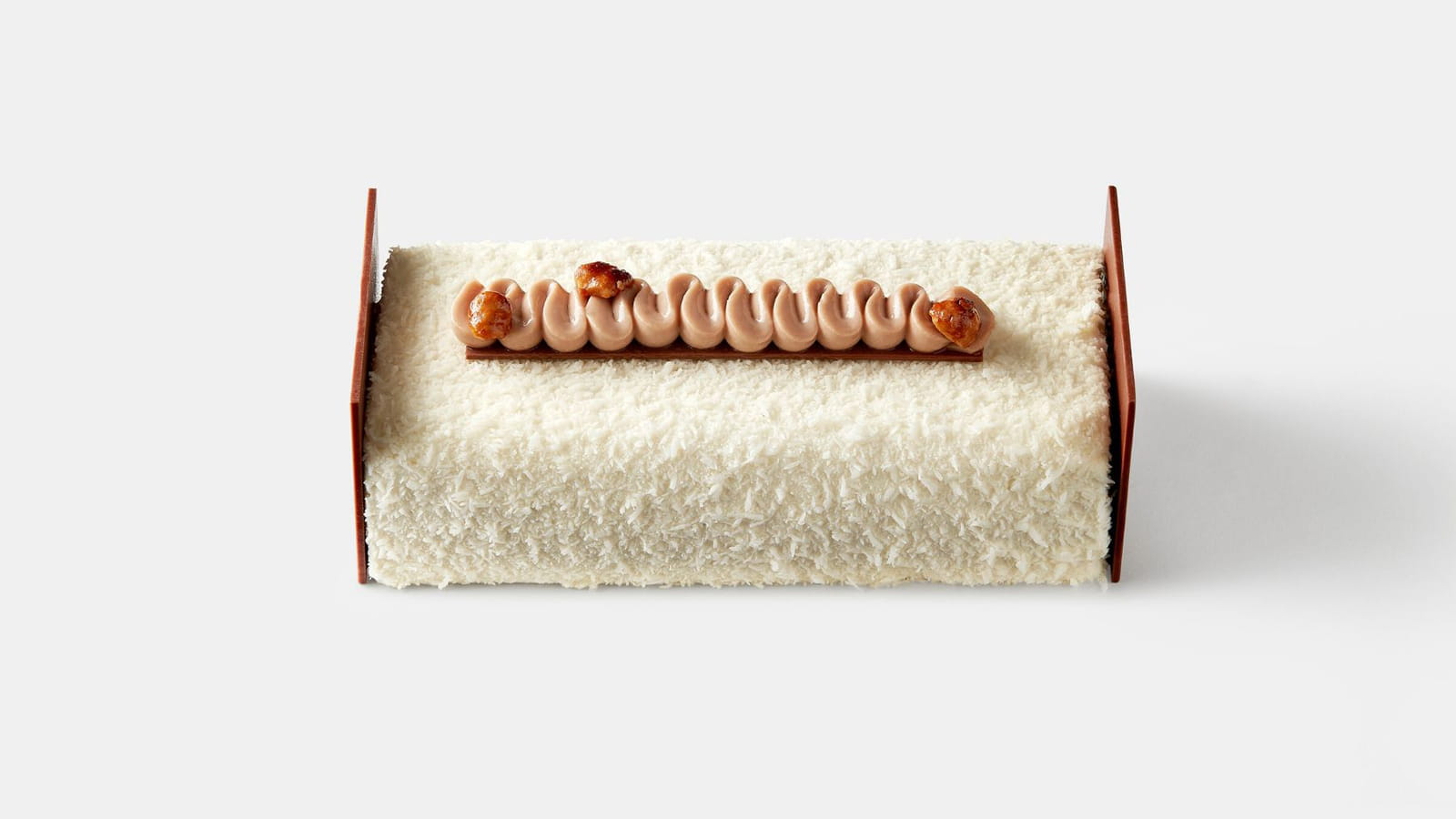 Bûche création passion-coco de Cyril Lignac 