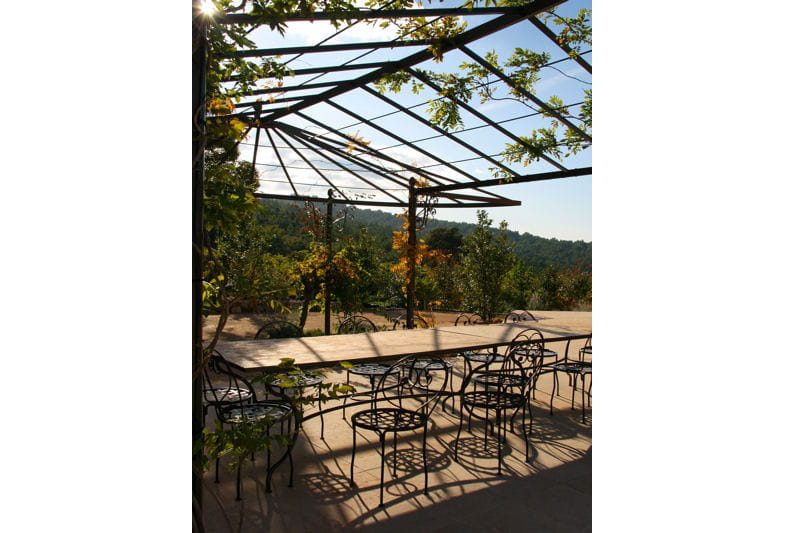 Pergola en fer forg&eacute;