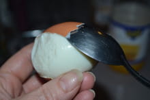 Œufs mimosa verts au pesto (Saint-Patrick) : Etape 1