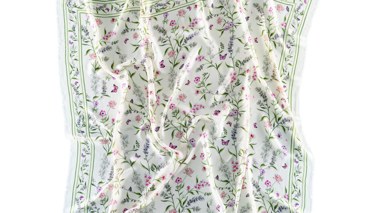 Foulard à fleurs