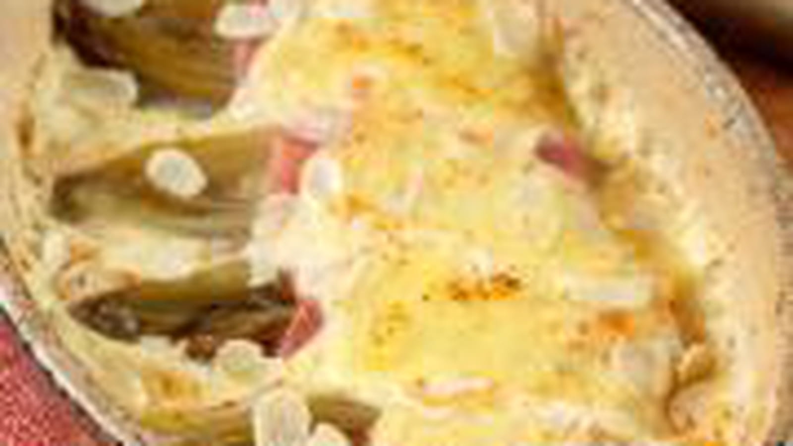 Gratin d'endives à l'Emmental de Savoie sauce amandes