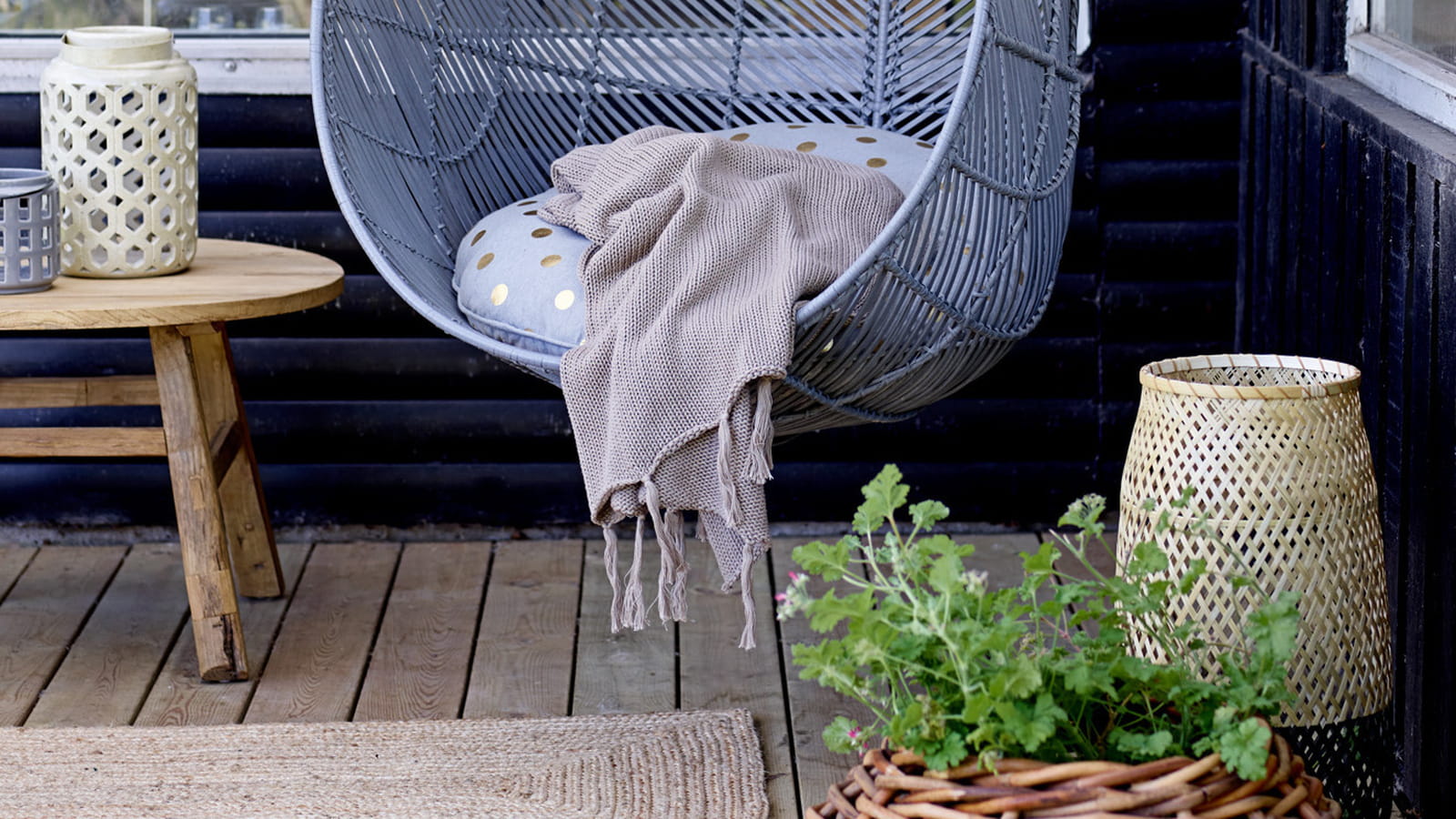 Fauteuil suspendu Bloomingville