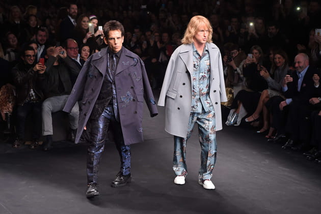 Ben Stiller et Owen Wilson au défilé Valentino