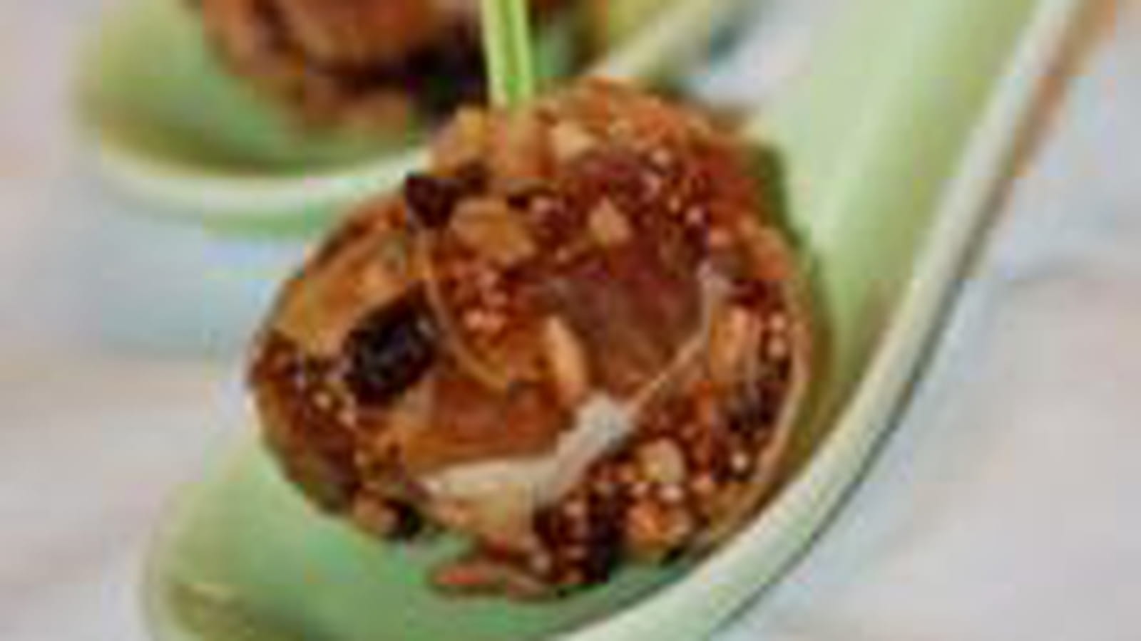 Truffes aux foie gras et fruits secs