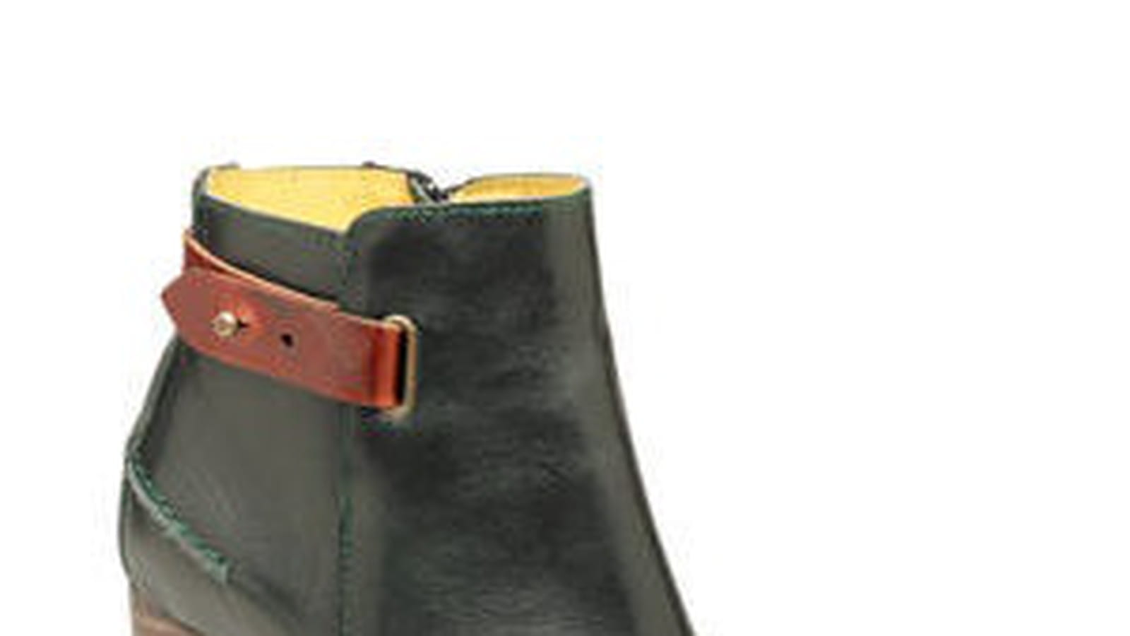 Boots en cuir avec bride de Kickers