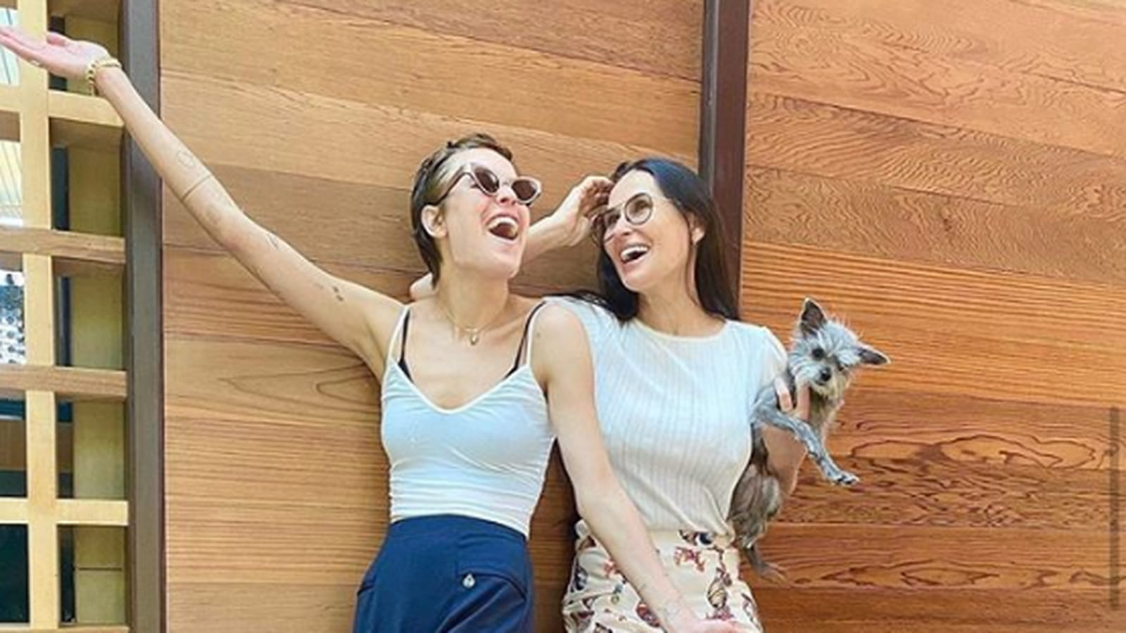 Tallulah Willis et Demi Moore 