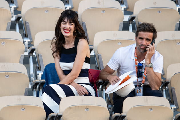 Nolwenn Leroy et Arnaud Clément sont comme à la maison à Roland-Garros