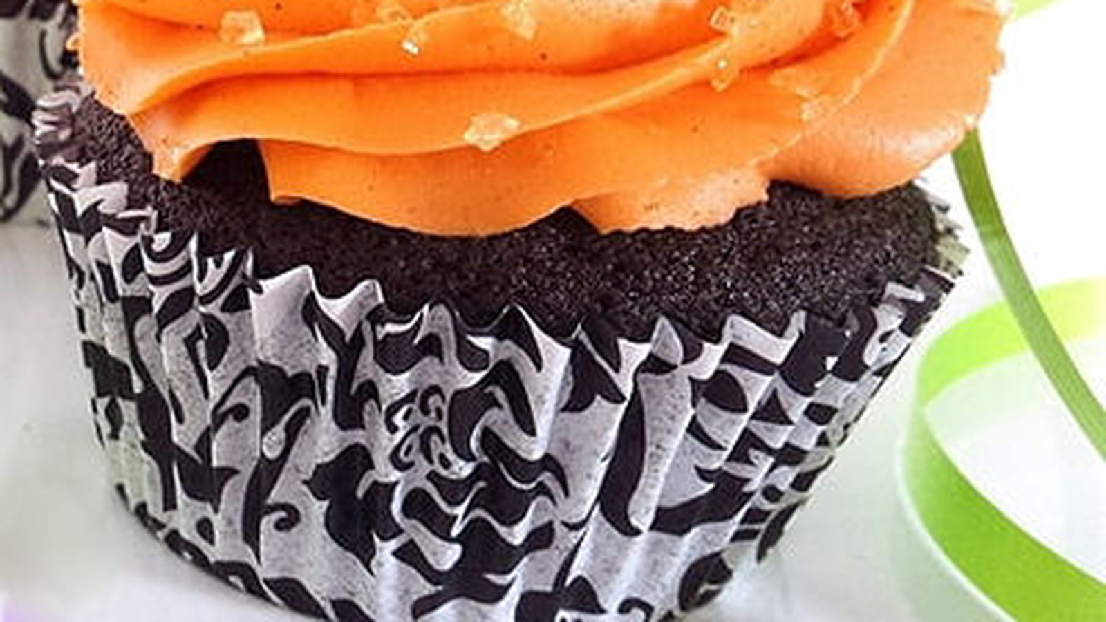Cupcakes Halloween pistache et abricots
