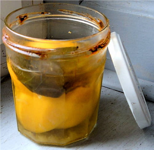 Citrons confits au sel