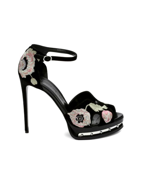 Sandales à plateau de Alexander McQueen
