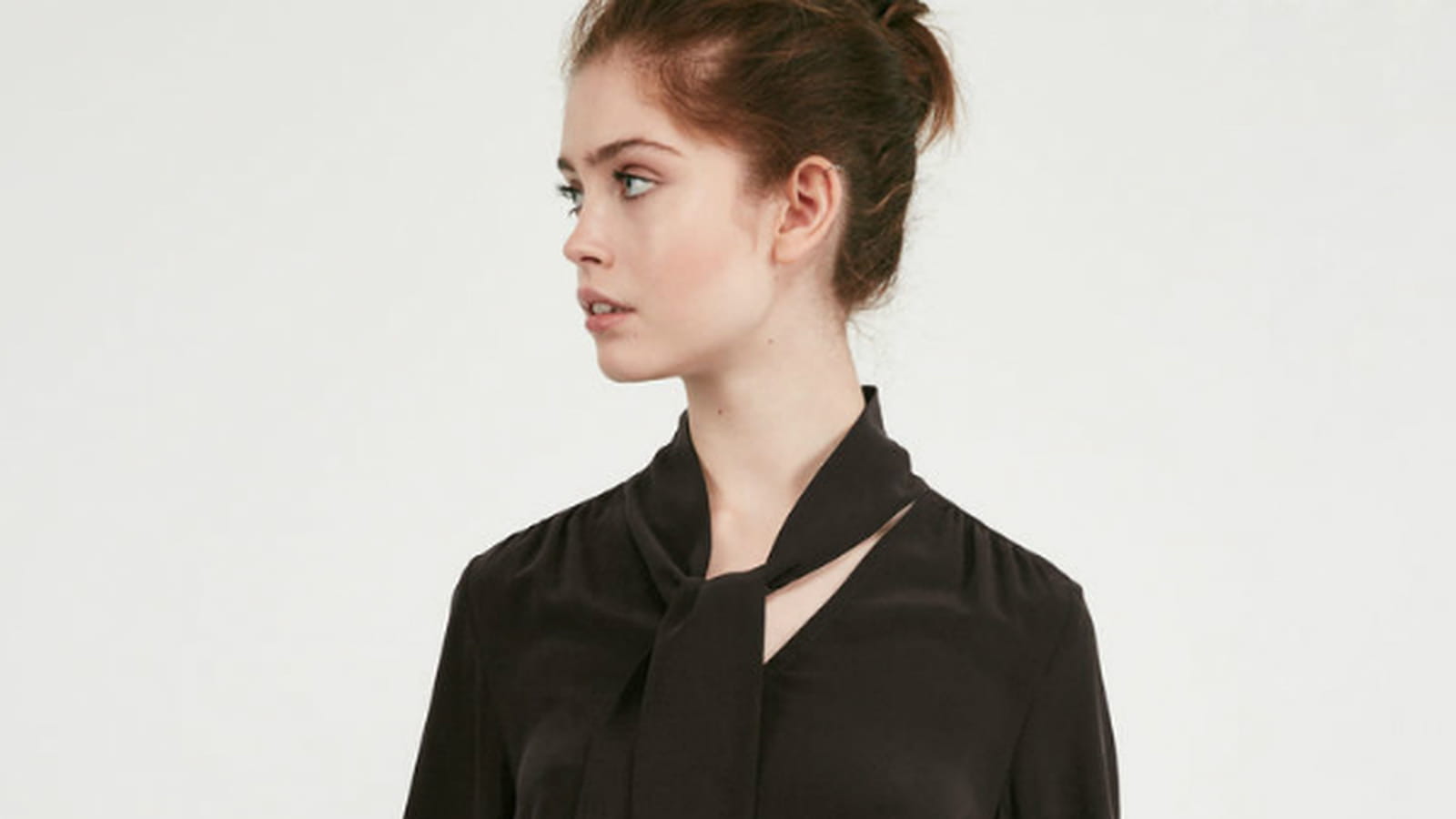 Blouse lavallière 