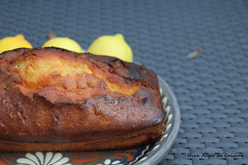 Cake orange et citron, yaourt et amandes