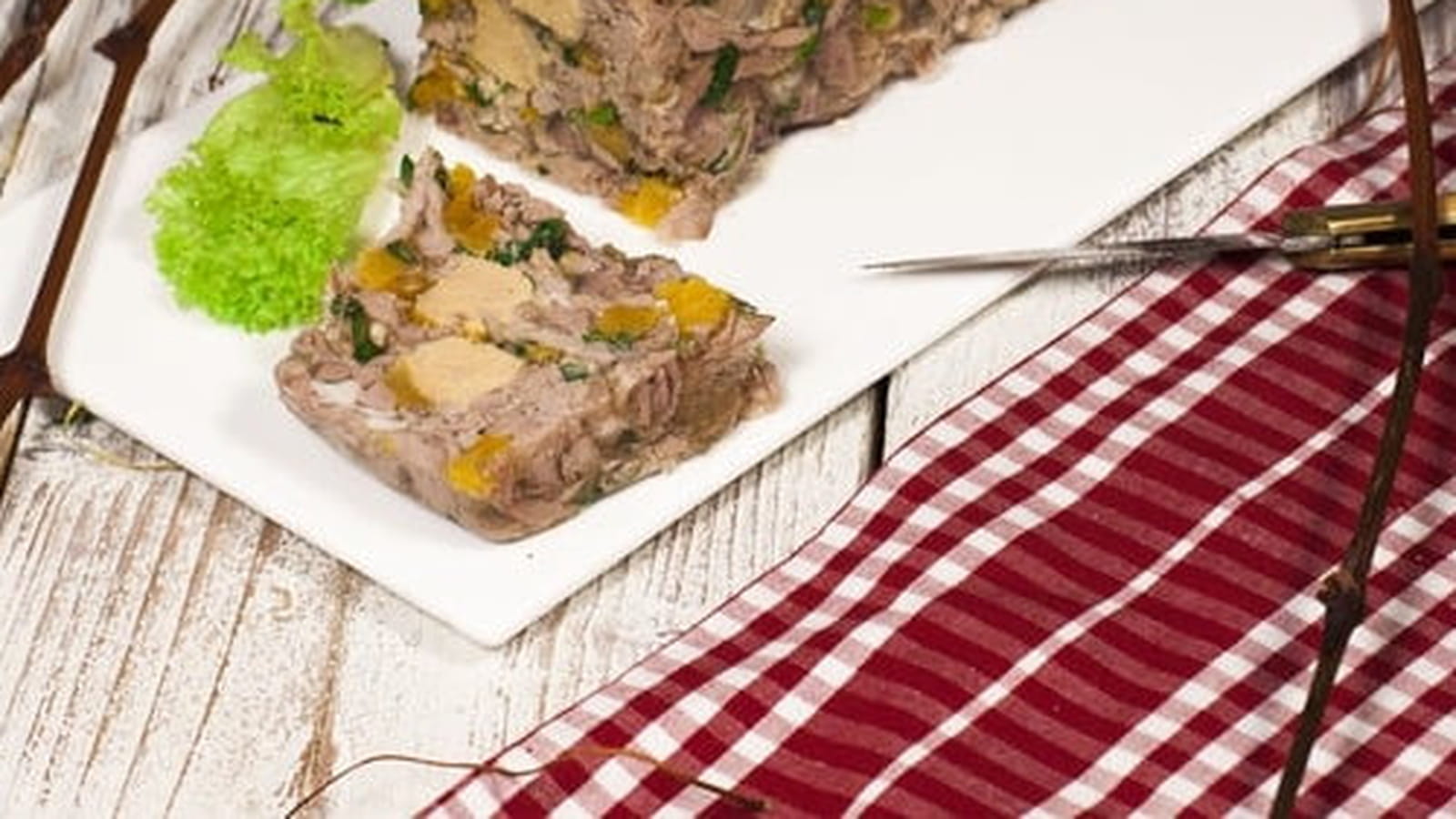 Terrine d’agneau irlandais au foie gras