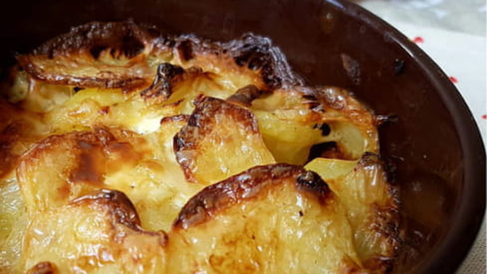 Gratin de pommes de terre à la noix de muscade