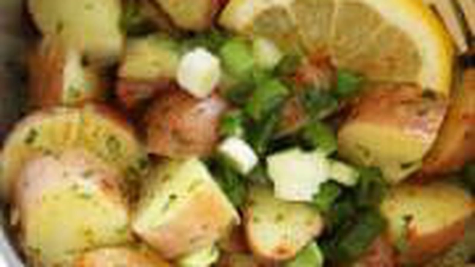 Salade de pommes de terre citronnées