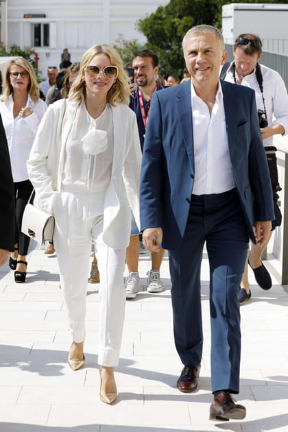 Les jur&eacute;s Naomi Watts et Christoph Waltz, en marche