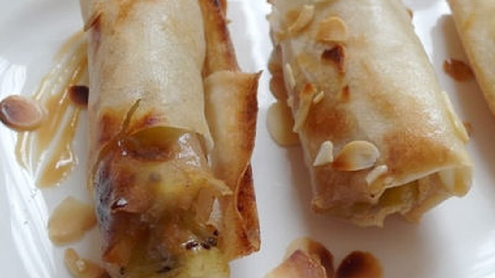 Nems sucrés kiwi et banane