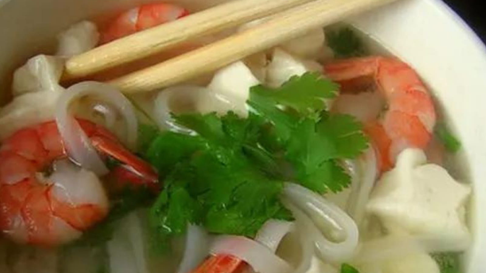 Phô crevette et tofu express