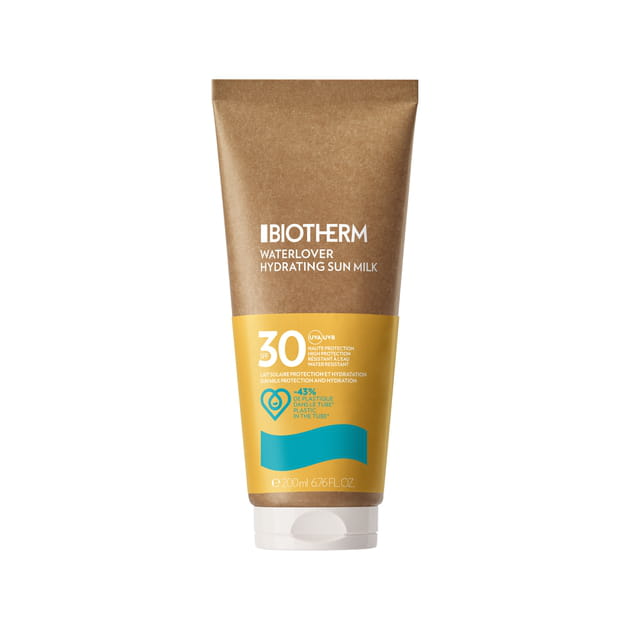 Waterlover lait solaire protection et hydratation SPF30, Biotherm