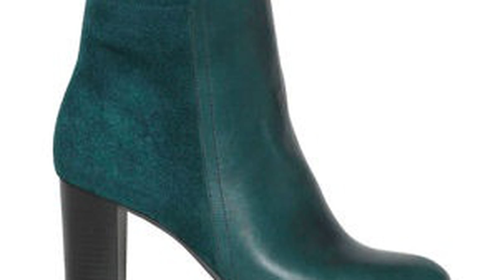 Boots talon droit bleu canard de Eram