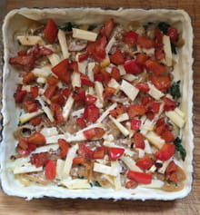 Tarte printanière au saumon et avocat : Etape 4