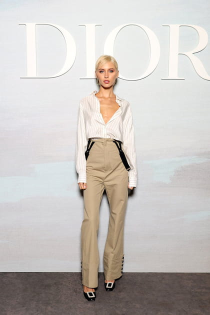 Iris Law au défilé Dior