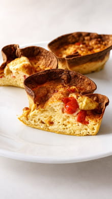Mini quiche sans pâte au Airfryer : Etape 3