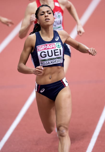 L'athlète Floria Gueï à Belgrade en 2017