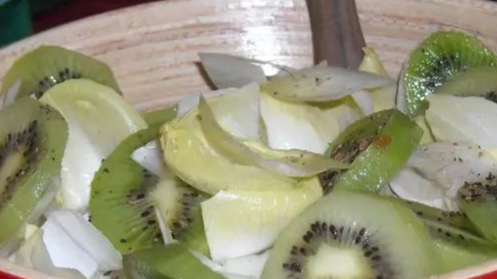 Salade d'endives et kiwis
