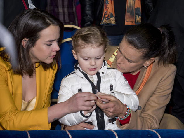 Pauline Ducruet et sa famille au Festival du cirque de Monte-Carlo