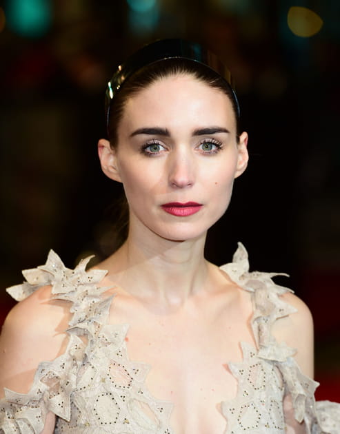 Le chignon arty de Rooney Mara