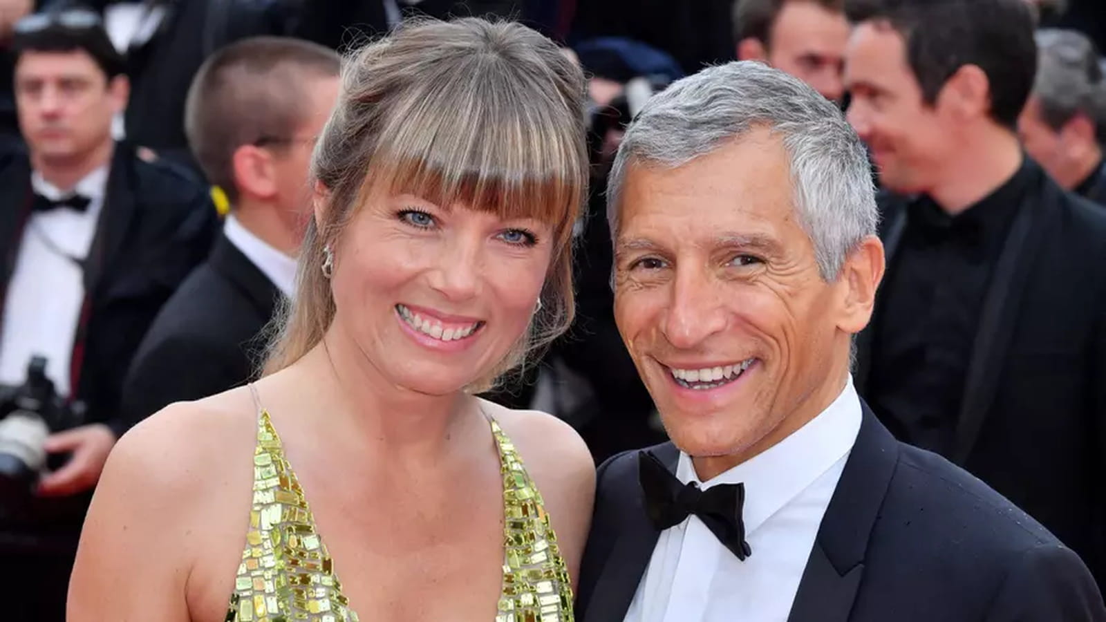 Nagui et Mélanie Page