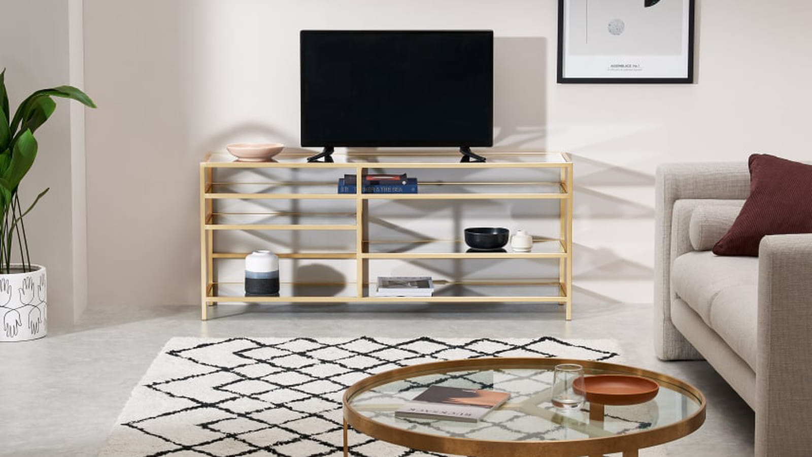 Meuble TV Art déco