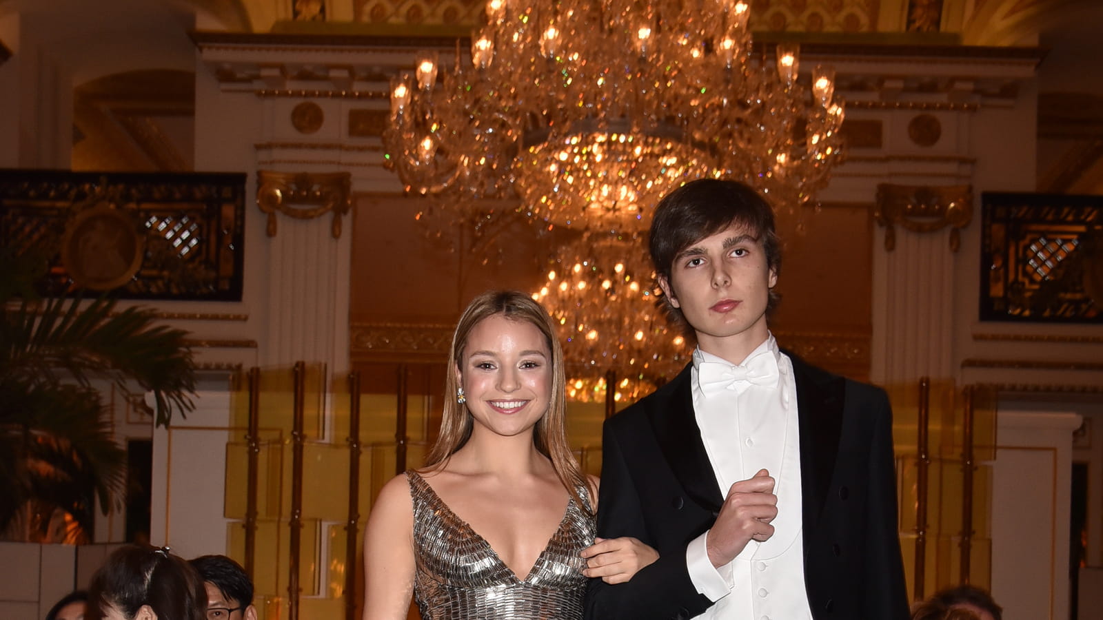 Amelia Ash Rudick et son cavalier le marquis Filippo Patrizi Naro Montoro 